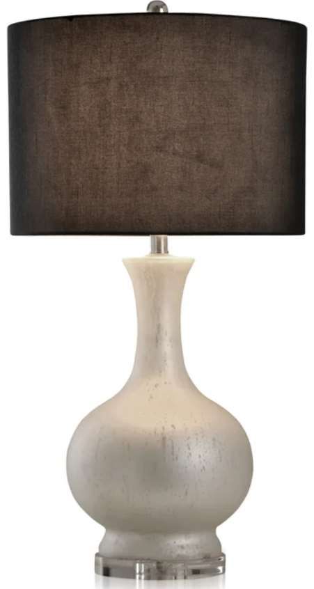 Stylecraft Black/Soft Silver Table Lamp-2