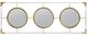 A & B Home Gold/White Frame Mirror-1