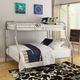 ACME Furniture Tritan Silver Twin Over Full Youth Bunk Bed-1
