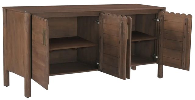 Moe's Home Collection Wiley Vintage Brown 4-Door Sideboard-2