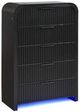 Global Furniture USA Beckett Black/White Chest with LED-0