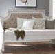 Liberty Furniture Magnolia Manor Antique White/Taupe Upholstered Back Daybed-1