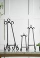 A & B Home Cormac Dark Bronze Large Metal Plate Holder-1