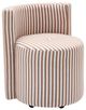 TOV Furniture Alyssa Beige/Brown Rolling Desk Chair-0
