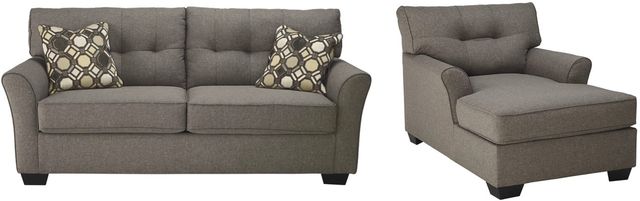 Signature Design by Ashley® Tibbee 2-Piece Slate Living Room Set-0