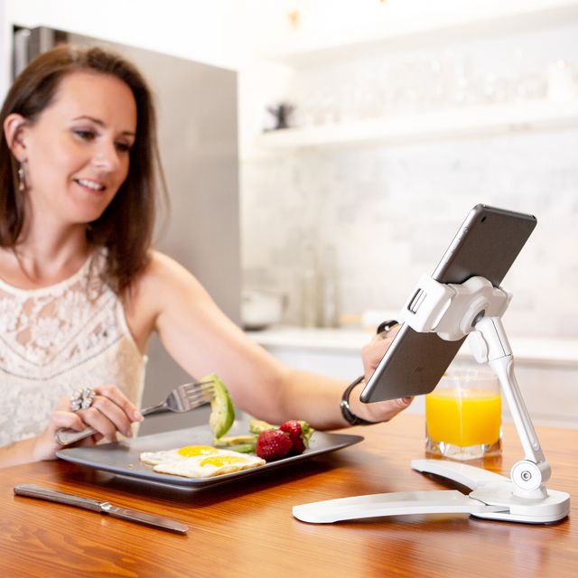 Kanto White Phone and Tablet Stand-9