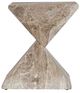 Classic Home Adler Brown/Ivory Concrete Outdoor Accent Table-1