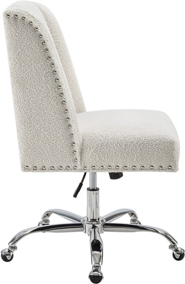Linon Draper Sherpa Office Chair-2