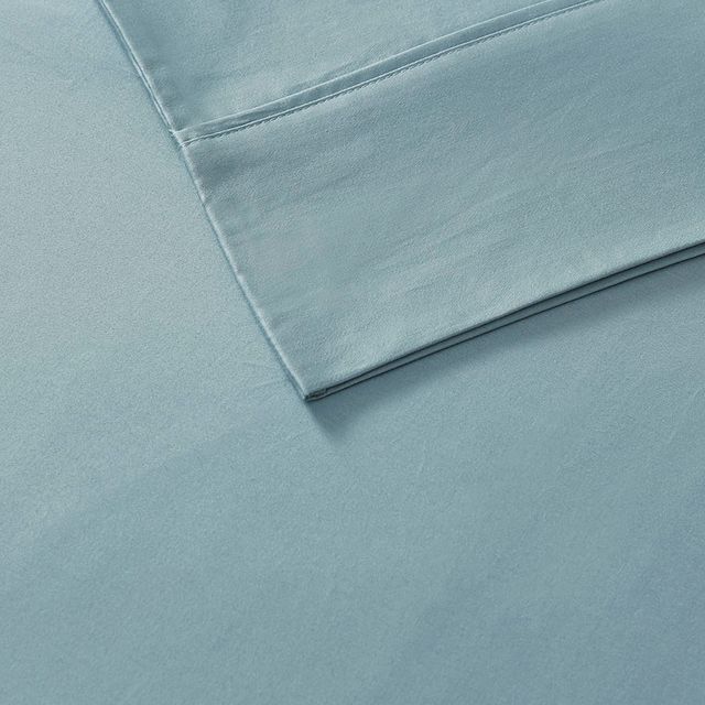 Olliix by Madison Park Blue California King 600 Thread Count 100% Pima Cotton Sheet Set-2