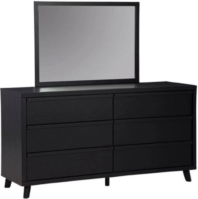 Signature Design by Ashley® Danziar Black Dresser and Mirror