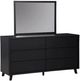 Signature Design by Ashley® Danziar Black Dresser and Mirror-0