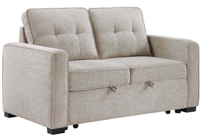 Steve Silver Co. Noah Tan Sleeper Loveseat-0