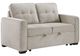 Steve Silver Co. Noah Tan Sleeper Loveseat-0