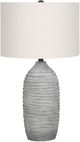 Monarch Specialties Inc. 27"H Grey Resin Table Lamp-0