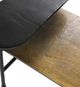 Classic Home Wagner Dark Antique 42" Coffee Table with Black Base-4