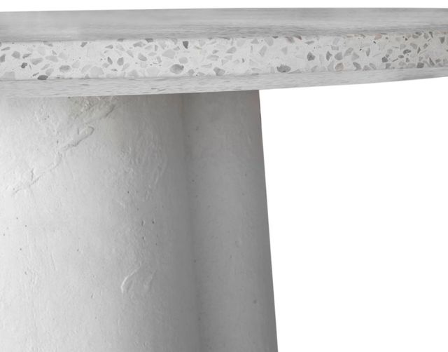 Moe's Home Collection Mono White Round Dining Table-2