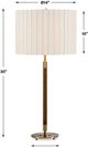 Uttermost® Iliana Dark Walnut Table Lamp-3