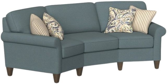 Flexsteel® Customizable Westside Fabric Conversation Sofa-3