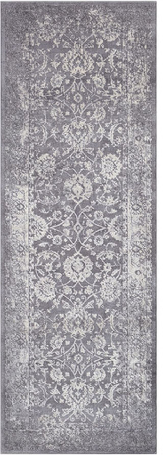 Surya Tibetan Medium Gray 3'x8' Runner Rug-0