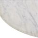 Renwil® Corrine White Marble Top Side Table with Matte Black Base-2