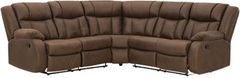 Signature Design by Ashley® Trail Boys 2-Piece Walnut Manual Reclining Sectional