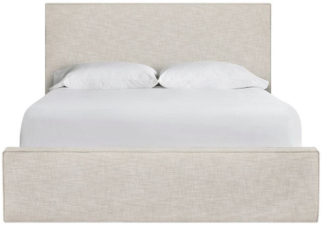 Universal Explore Home™ Oasis- Coastal Living Home Drift Yukon Sand Queen Upholstered Panel Bed-2