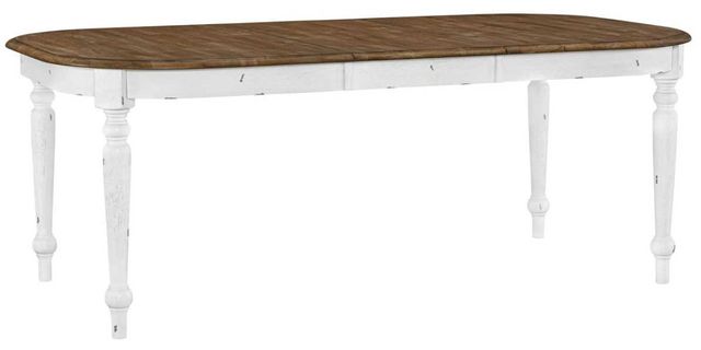 Liberty Furniture Carolina Crossing 5-Piece Antique Honey/White Dining Table Set-2