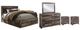 Benchcraft® Derekson 5-Piece Multi Gray Queen Panel Storage Bed Set-0