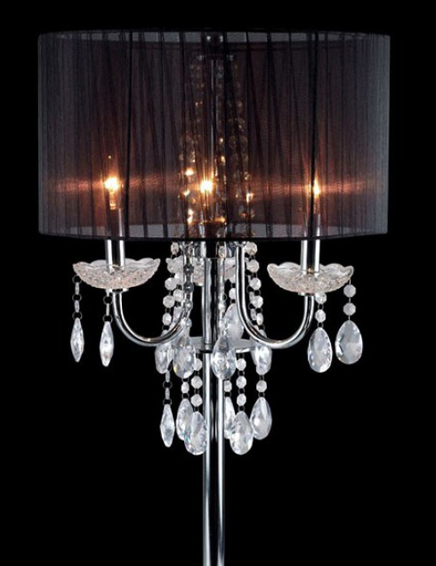 Furniture of America® Jada Chrome Table Lamp-1
