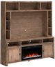 Legends Home Joshua Creek Barnwood Fireplace Entertainment Center-0