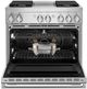 JennAir® NOIR™ 36" Stainless Steel Pro Style Dual Fuel Range-2