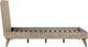 Armen Living Baly Gray King Platform Simple Bed-3