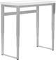 Monarch Specialties Inc. Silver/White Adjustable Computer Desk-1