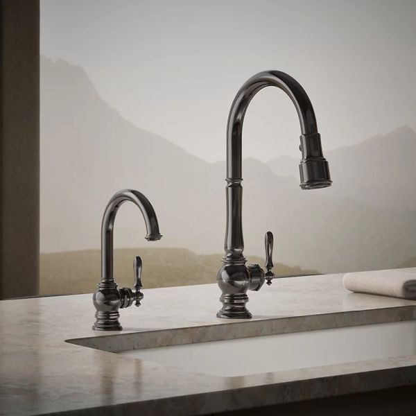 KOHLER® Artifacts® Vibrant Titanium Beverage Faucet-2
