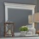 Liberty Furniture Allyson Park Two-Tone Charcoal/Wire Brushed White Crown Mirror-3