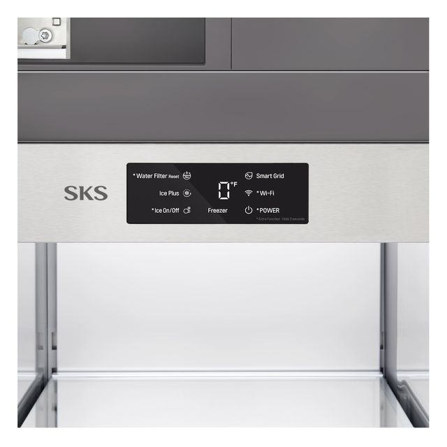 SKS 18" 9.6 Cu. Ft. Panel Ready Column Freezer-3