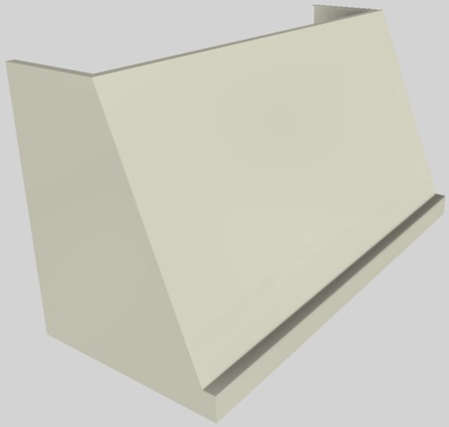 Vent-A-Hood® 54" Wall Mounted Range Hood-Biscuit-2