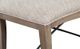 Magnussen Home® Paxton Place Dovetail Grey Curved Upholstered Bench-4