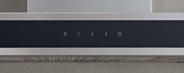 Bertazzoni 48" Stainless Steel Glass Front Wall Mounted Range Hood-1