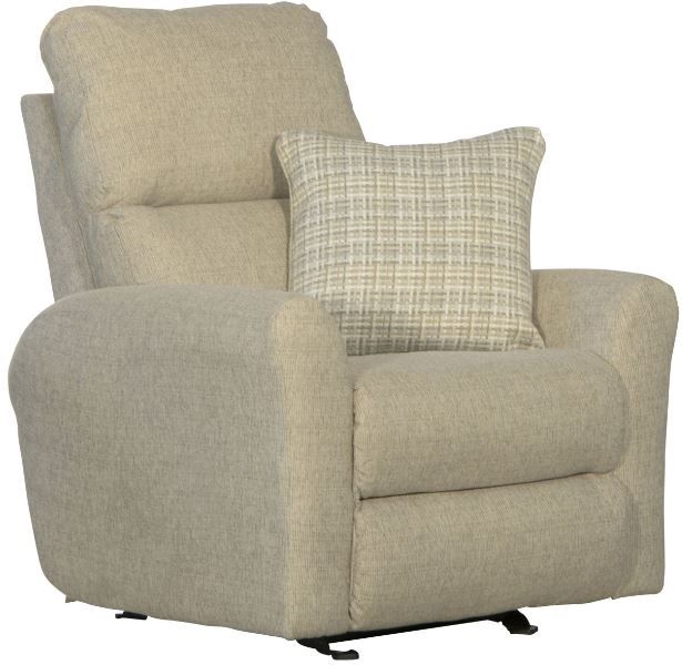 Catnapper® McPherson Buff/Winter Power Lay Flat Recliner-0