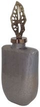 A & B Home Silver Lidded Bottle -3