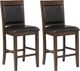 Coaster® Dewey 2-Piece Brown Upholstered Counter Chairs-1