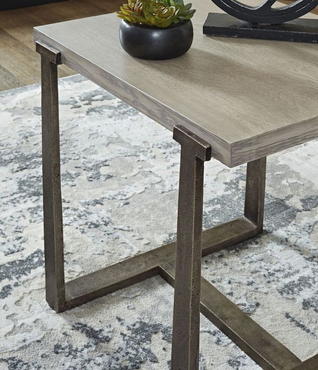 Signature Design by Ashley® Dalenville Gray End Table-3