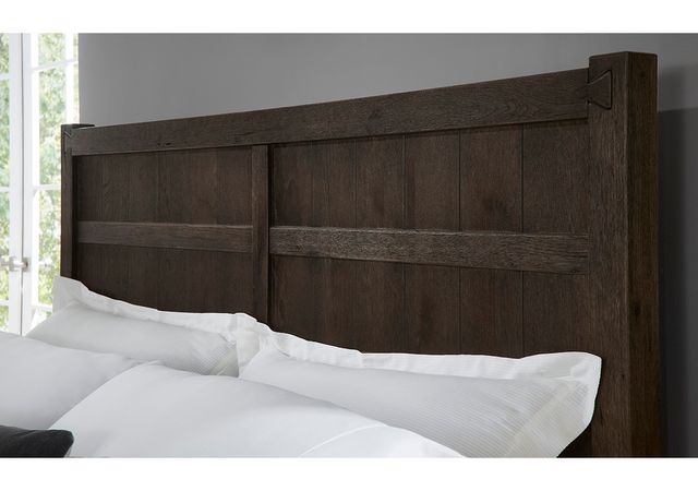 Vaughan-Bassett Dovetail Java California King Board and Batten Panel Bed-2