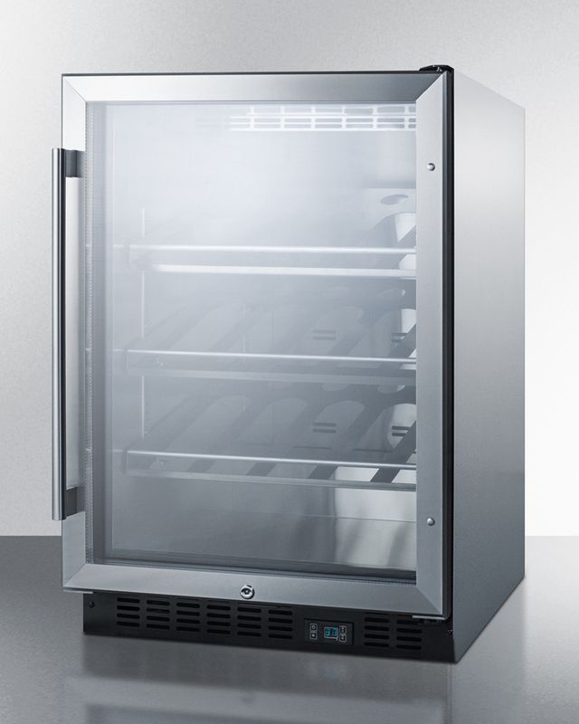Summit® 24" Wide Single Zone Built-In Commercial Wine Cellar-1