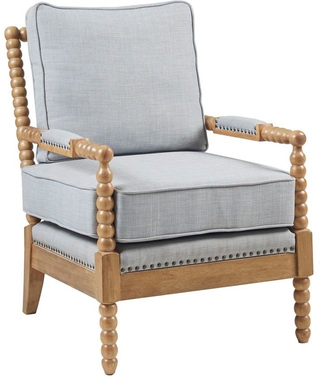 Olliix by Madison Park Donohue Light Blue Accent chair-1