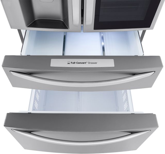 LG 36 in. 29.5 Cu. Ft. PrintProof™ Stainless Steel French Door Refrigerator with CraftIce™-4
