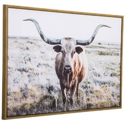YHD Longhorn Wall Art-1