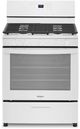 Whirlpool® 30" White Freestanding Gas Range-0