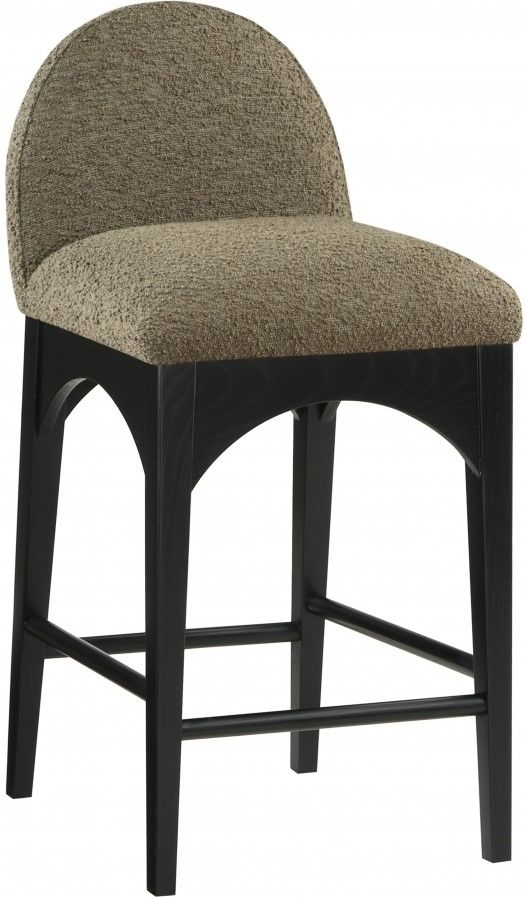 Meridian Furniture Waldorf Olive/Black Counter Stool-0